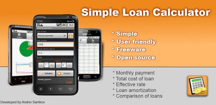 Simple Loan Calculator для android бесплатно