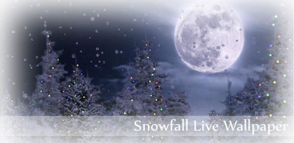 Snowfall Live Wallpaper для android бесплатно
