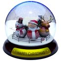 Скачать бесплатно 3D Christmas Advent Snow Globe для Андроид