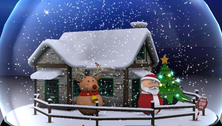 Скачать 3D Christmas Advent Snow Globe для android бесплатно