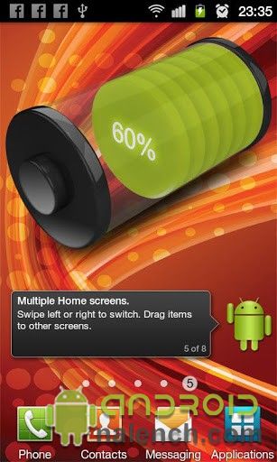 Скачать 3D Design Battery Widget для android бесплатно
