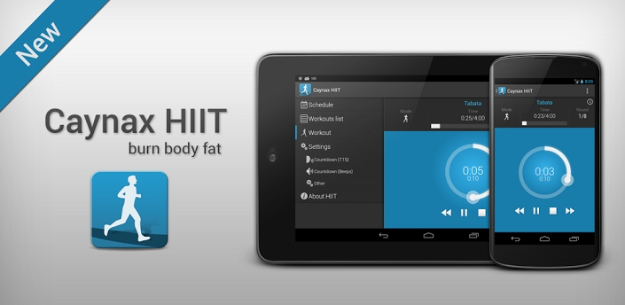Caynax HIIT - interval workout для android бесплатно