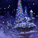 Скачать бесплатно Christmas Snow Fantasy LWP для Андроид