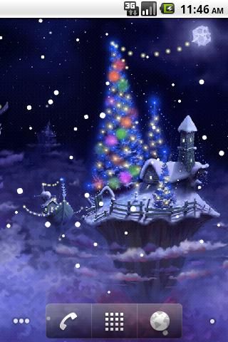 Скачать Christmas Snow Fantasy LWP для android бесплатно