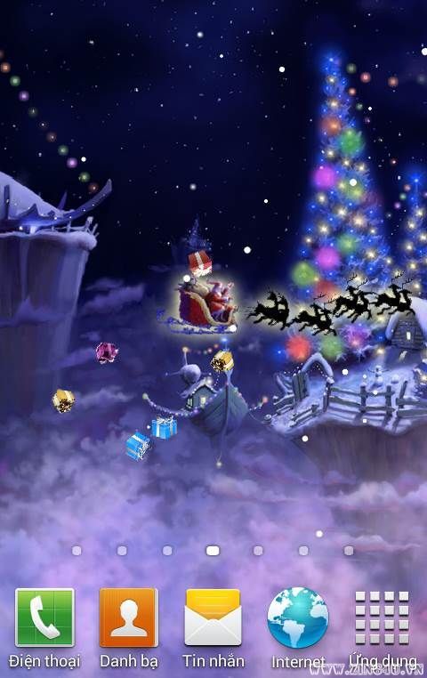 Скачать Christmas Snow Fantasy LWP для android бесплатно