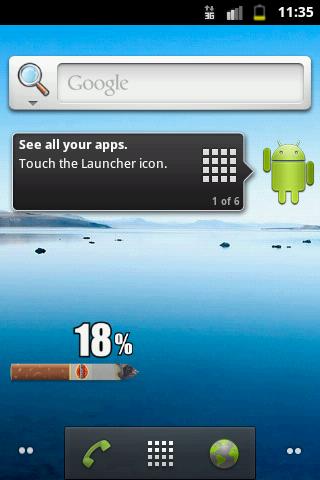 Скачать Cigarette Battery Widget для android бесплатно