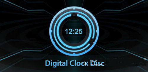 Digital Clock Disk для android бесплатно
