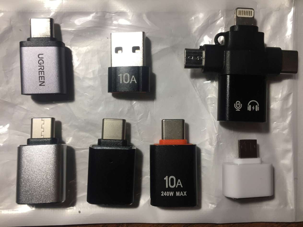 Варианты OTG-USB переходников для Android