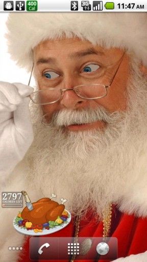 Скачать Santa Claus Live Wallpaper для android бесплатно