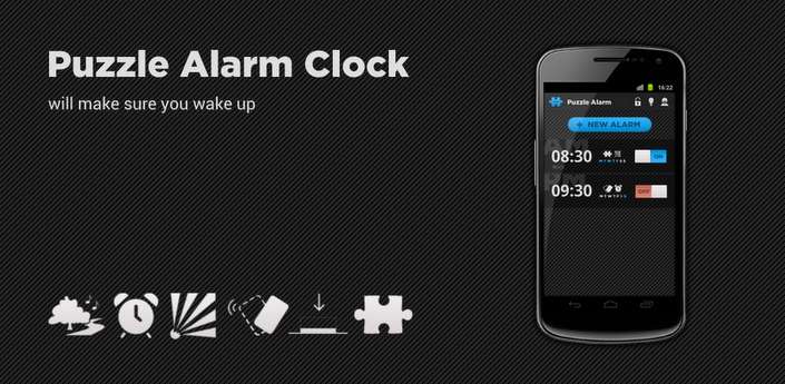 Puzzle Alarm Clock PRO для android бесплатно